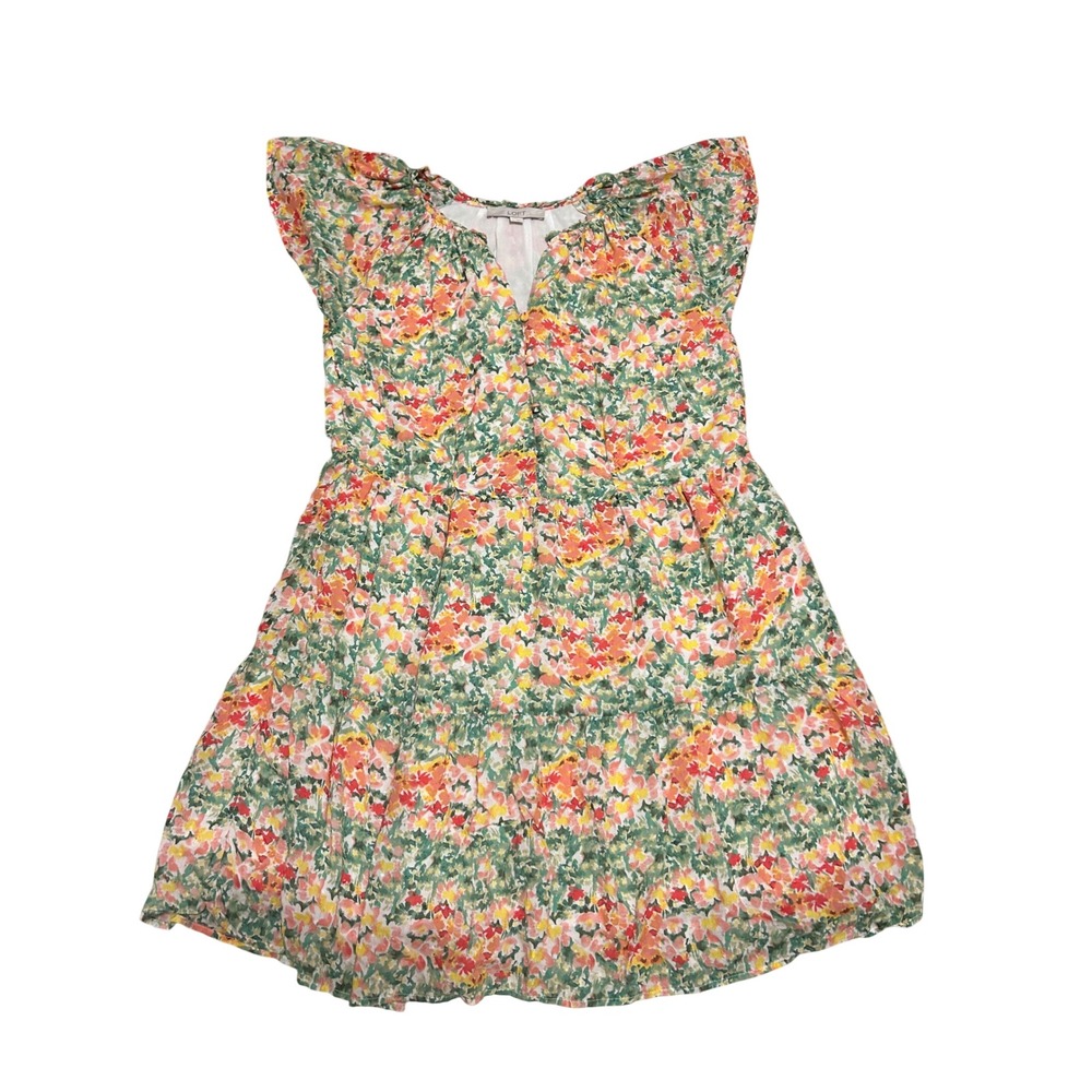 Loft Medium Tiered Swing Flutter Sleeve coquette fairy cottage summer dress